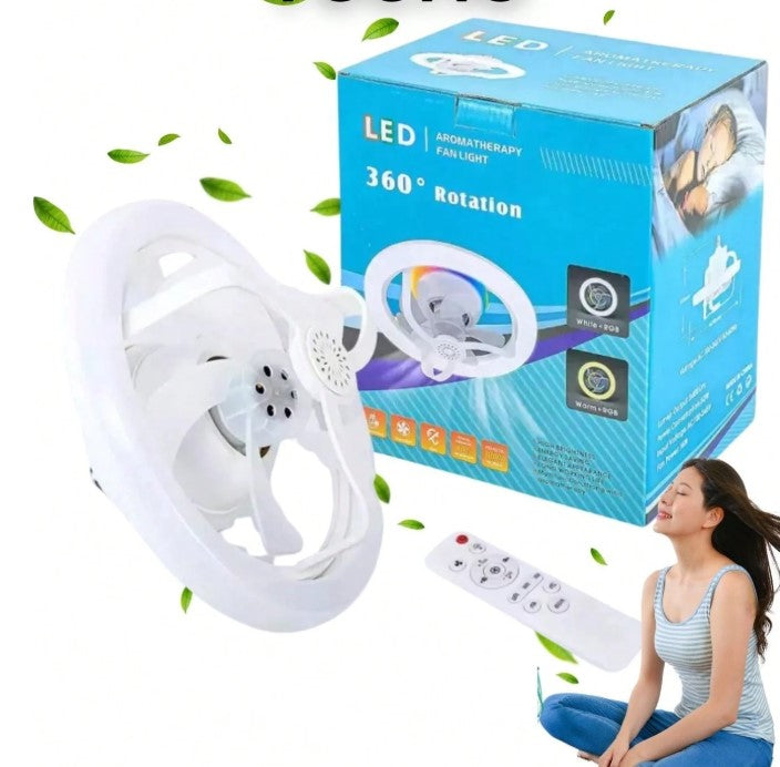 Ventilador de techo #VEN-42 CON LAMPARA LED