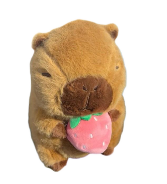 peluche de capibara de verano, juguete de peluche suave con simulación de capibara linda