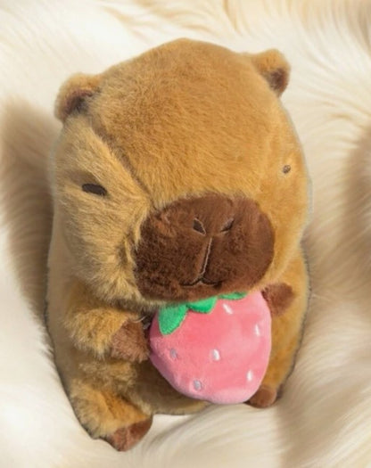 peluche de capibara de verano, juguete de peluche suave con simulación de capibara linda
