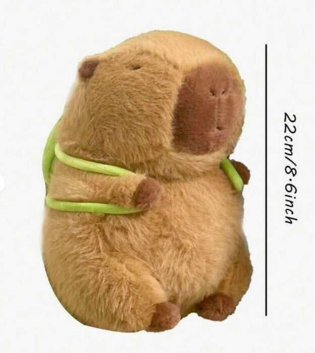 peluche de capibara de verano, juguete de peluche suave con simulación de capibara linda