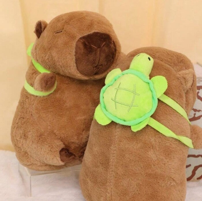 peluche de capibara de verano, juguete de peluche suave con simulación de capibara linda