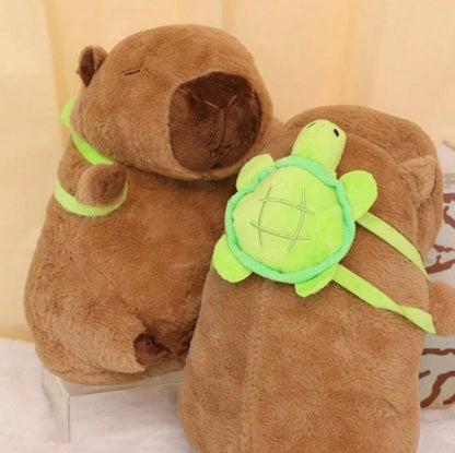 peluche de capibara de verano, juguete de peluche suave con simulación de capibara linda