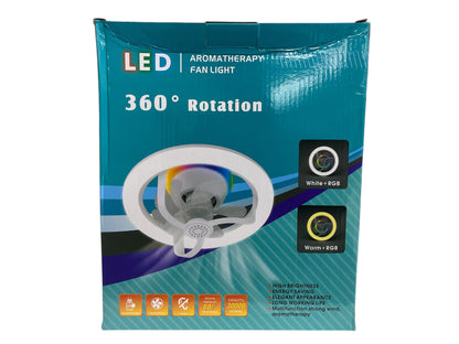 Ventilador de techo #VEN-42 CON LAMPARA LED