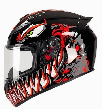 Casco de moto QK-111 certificado DOT & CCC hombre mujer