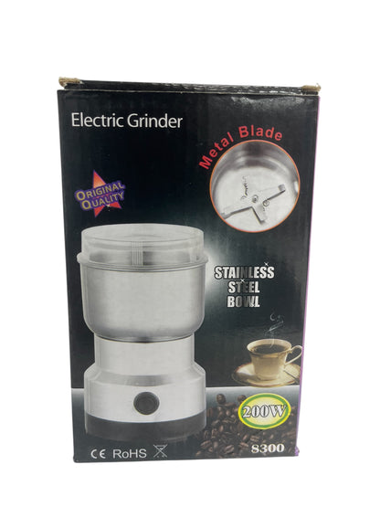 Moledor electrico para granos de café, hierbas y especias