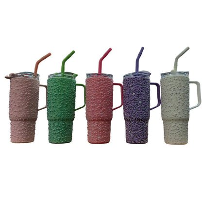 Vaso F3-150 De Brillos piedra Y Colores Capacidad 1200ml de 40 oz